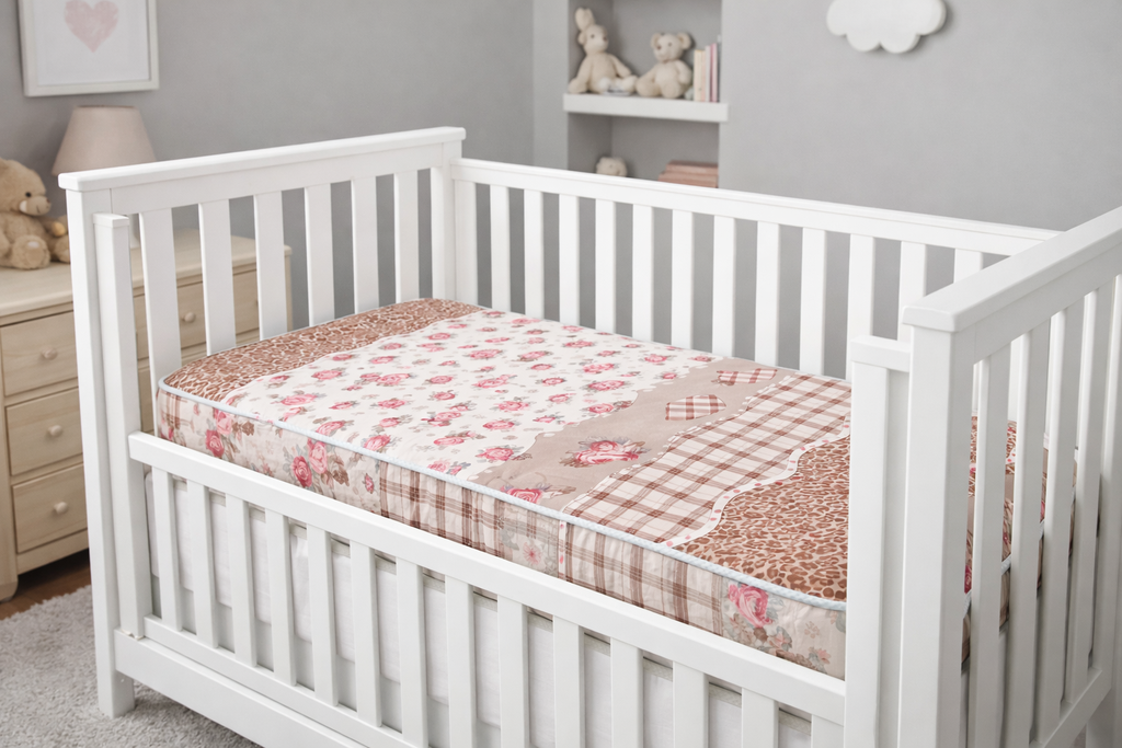 Colchón con funda combinada para bebé