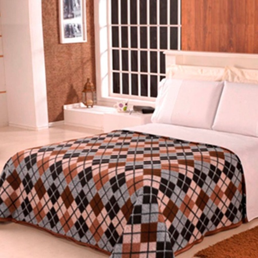 Frazada Camaro rombos 2p